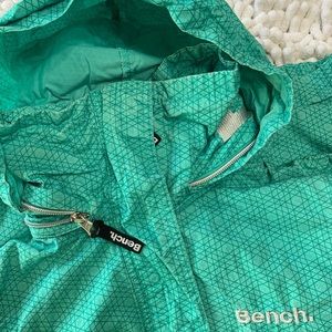 Bench Jacket - Teal Green with hood